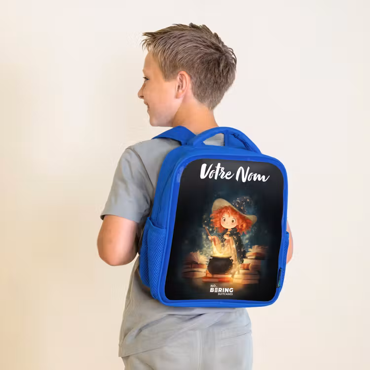 Sac à dos enfant - Bleu - Sorcière avec potion étincelante — 2