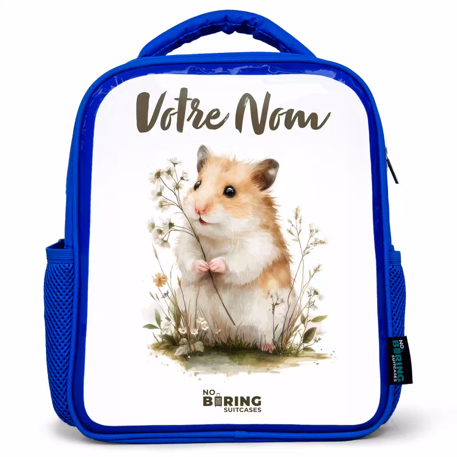 Sac à dos enfant - Bleu - Animal - Nature - Hamster — 1