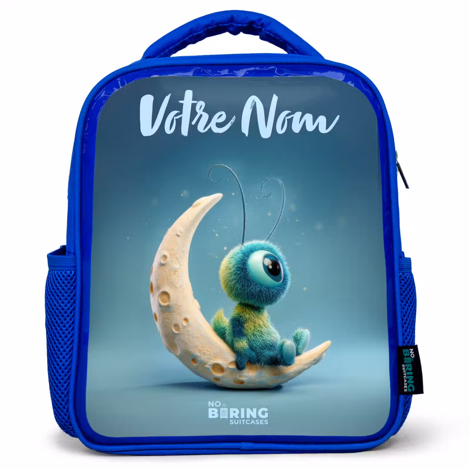 Sac à dos enfant - Bleu - Créature rêveuse sur la lune — 1