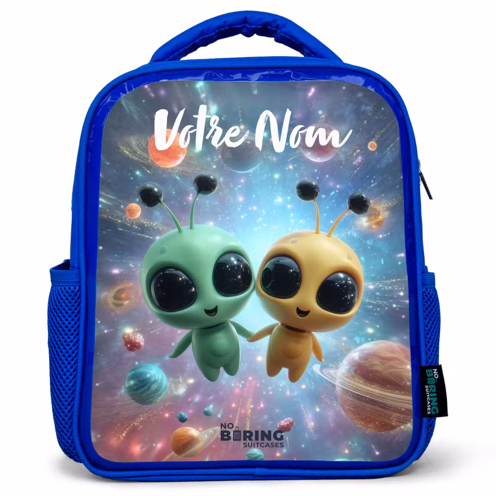 Sac à dos enfant - Bleu - Joyeux amis extraterrestres — 1