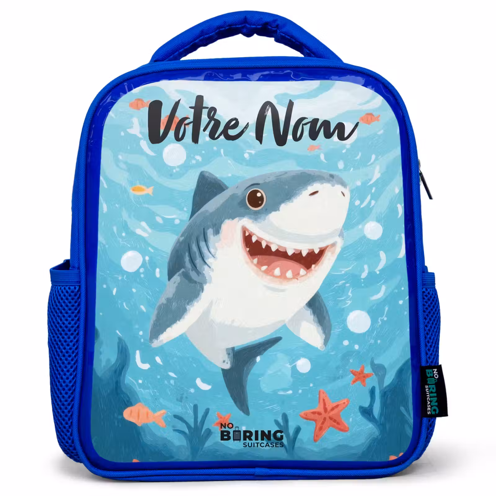 Sac à dos enfant - Bleu - Requin - Eau - Mer — 1