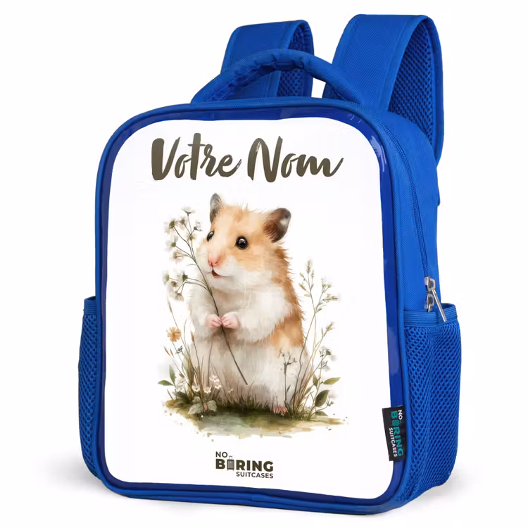 Sac à dos enfant - Bleu - Animal - Nature - Hamster — 7
