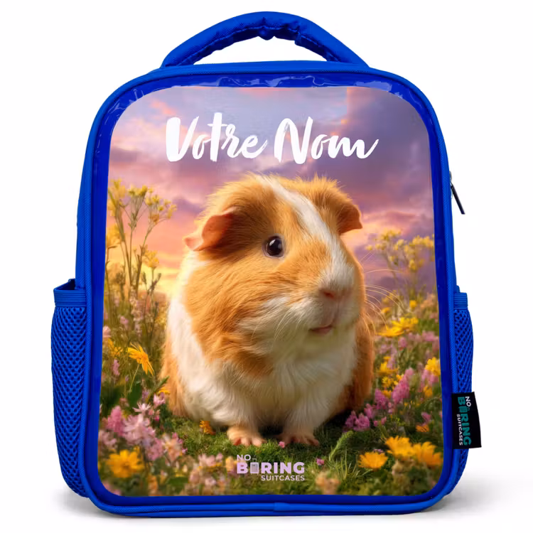 Sac à dos enfant - Bleu - Cochon d'Inde - Nature - Animal — 1