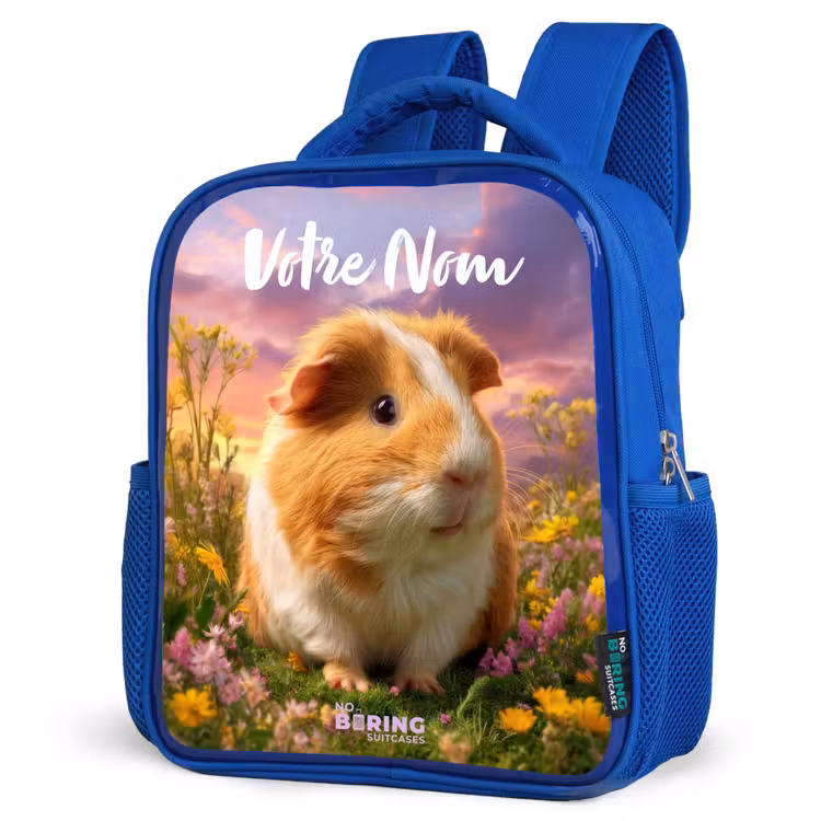 Sac à dos enfant - Bleu - Cochon d'Inde - Nature - Animal — 7