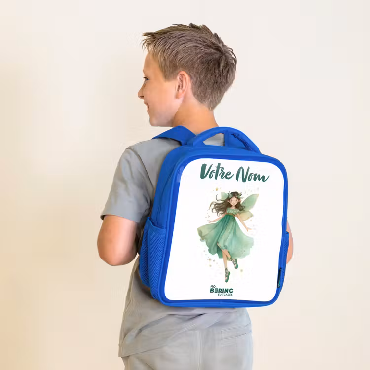 Sac à dos enfant - Bleu - Elfe vert flottant — 2