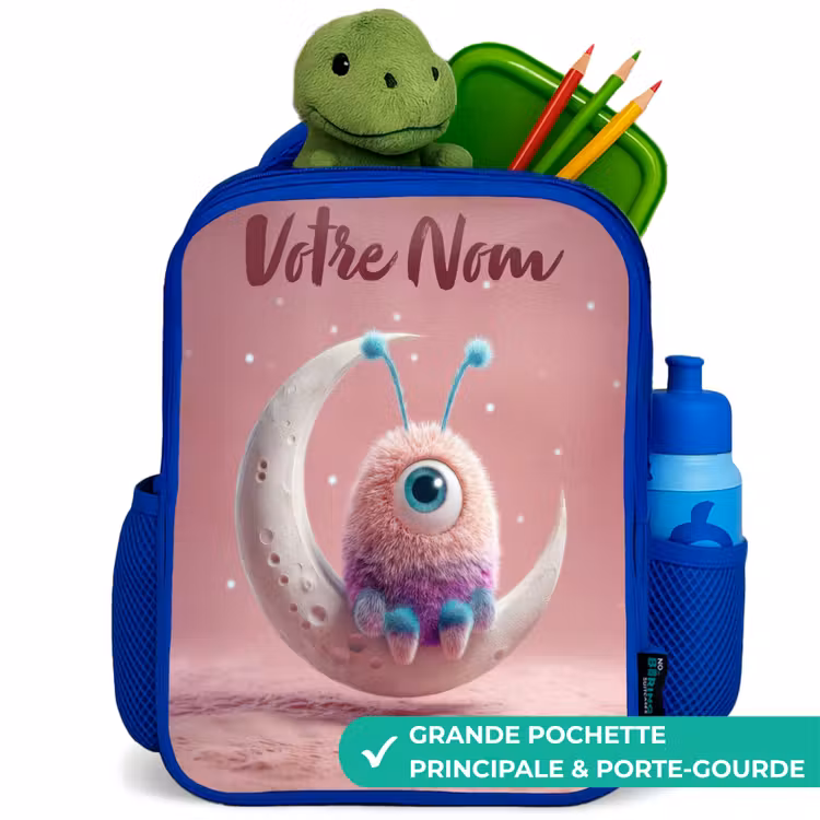 Sac à dos enfant - Bleu - Fauteuil à bascule avec Fluffy Weasel — 5