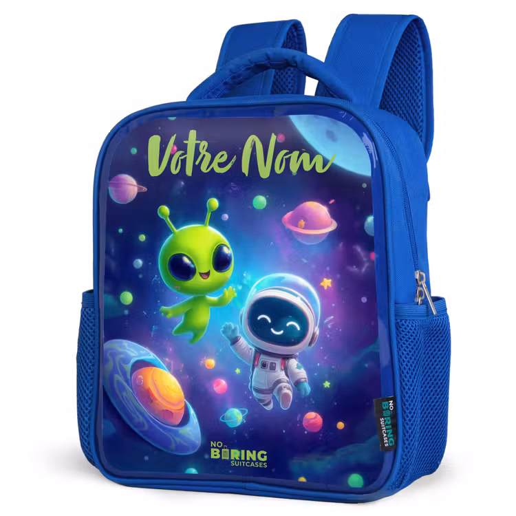 Sac à dos enfant - Bleu - Joyeuse rencontre dans l'espace — 7