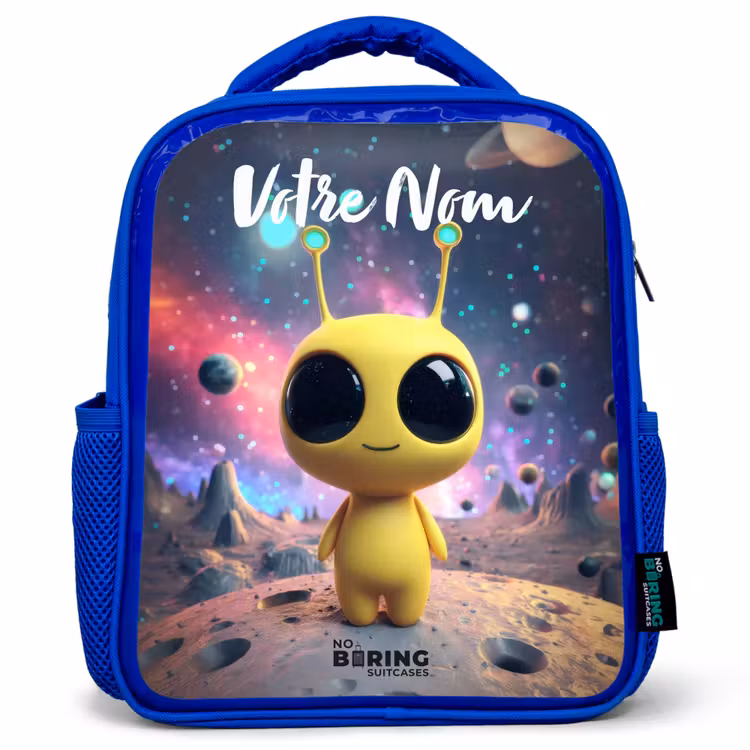 Sac à dos enfant - Bleu - Joyeux petit extraterrestre — 1