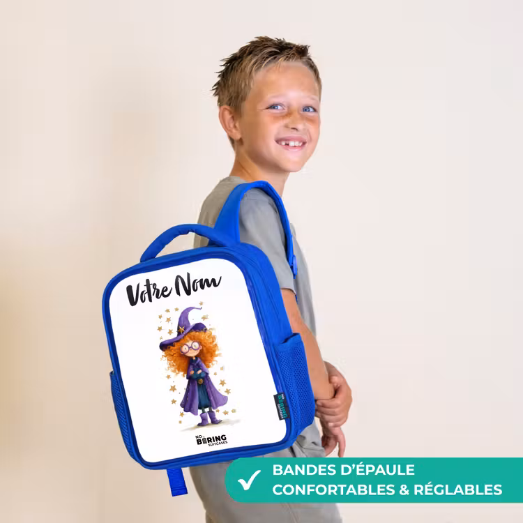 Sac à dos enfant - Bleu - La magie des étoiles avec les boucles — 4