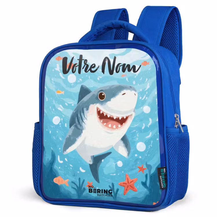 Sac à dos enfant - Bleu - Requin - Eau - Mer — 7