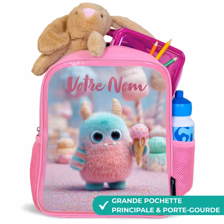 Enfant sac à dos - Rose - Sweet Monster Candy Adventure — 2