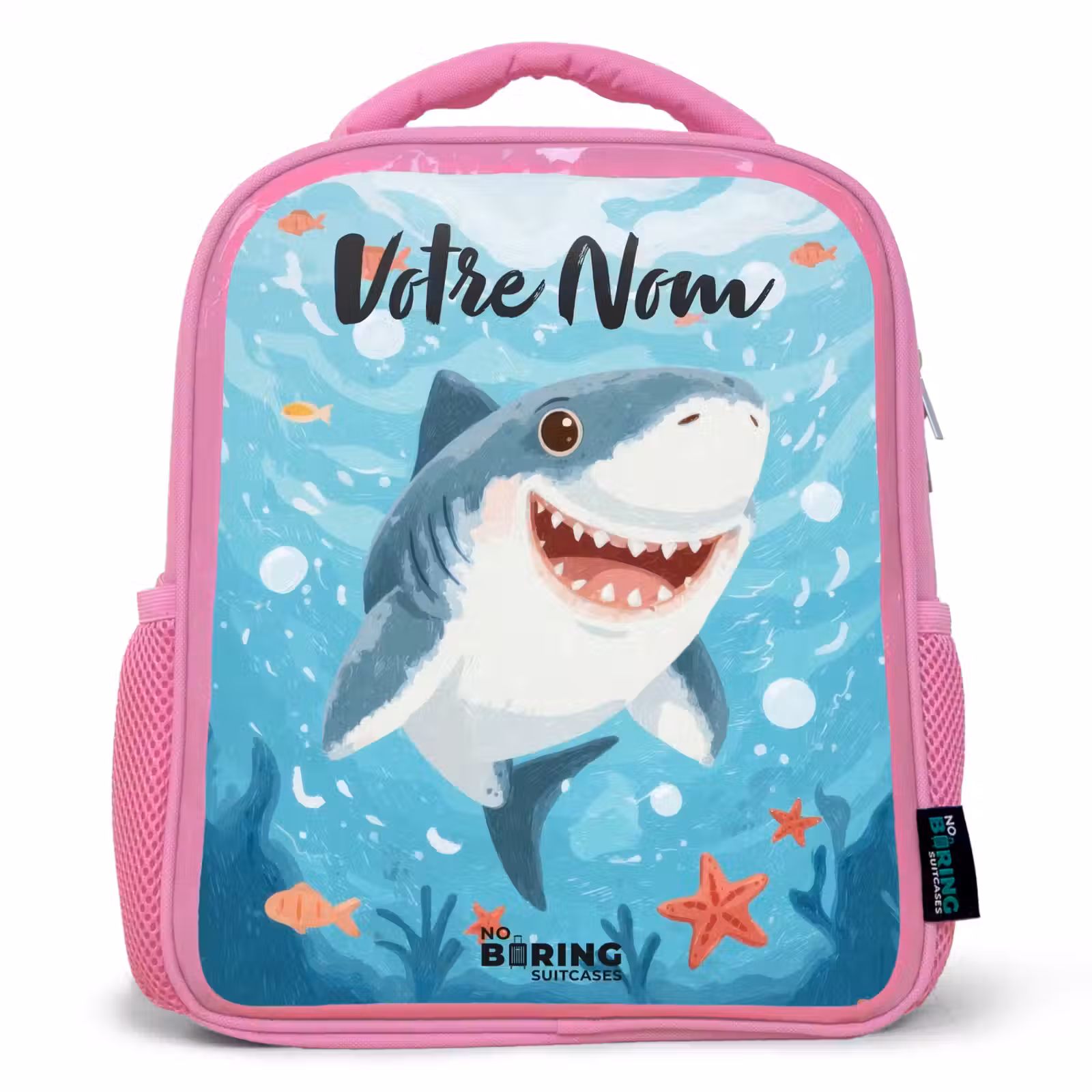 Enfant sac à dos - Rose - Requin - Eau - Mer — 1