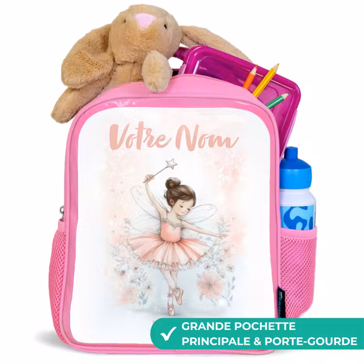 Enfant sac à dos - Rose - Ballerine - Elfe - Fée — 2