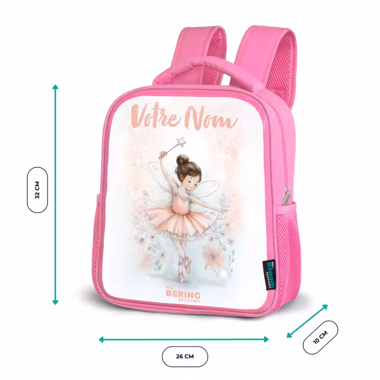 Enfant sac à dos - Rose - Ballerine - Elfe - Fée — 3