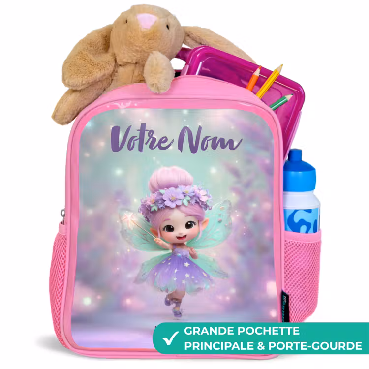 Enfant sac à dos - Rose - Elfe - Magie — 2