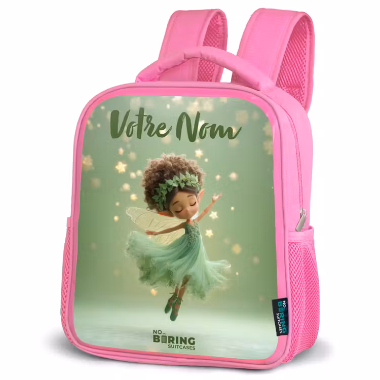 Enfant sac à dos - Rose - Fée dansante dans la lumière verte — 4