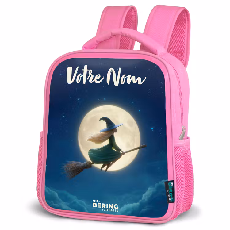 Enfant sac à dos - Rose - Sorcière au clair de lune — 4