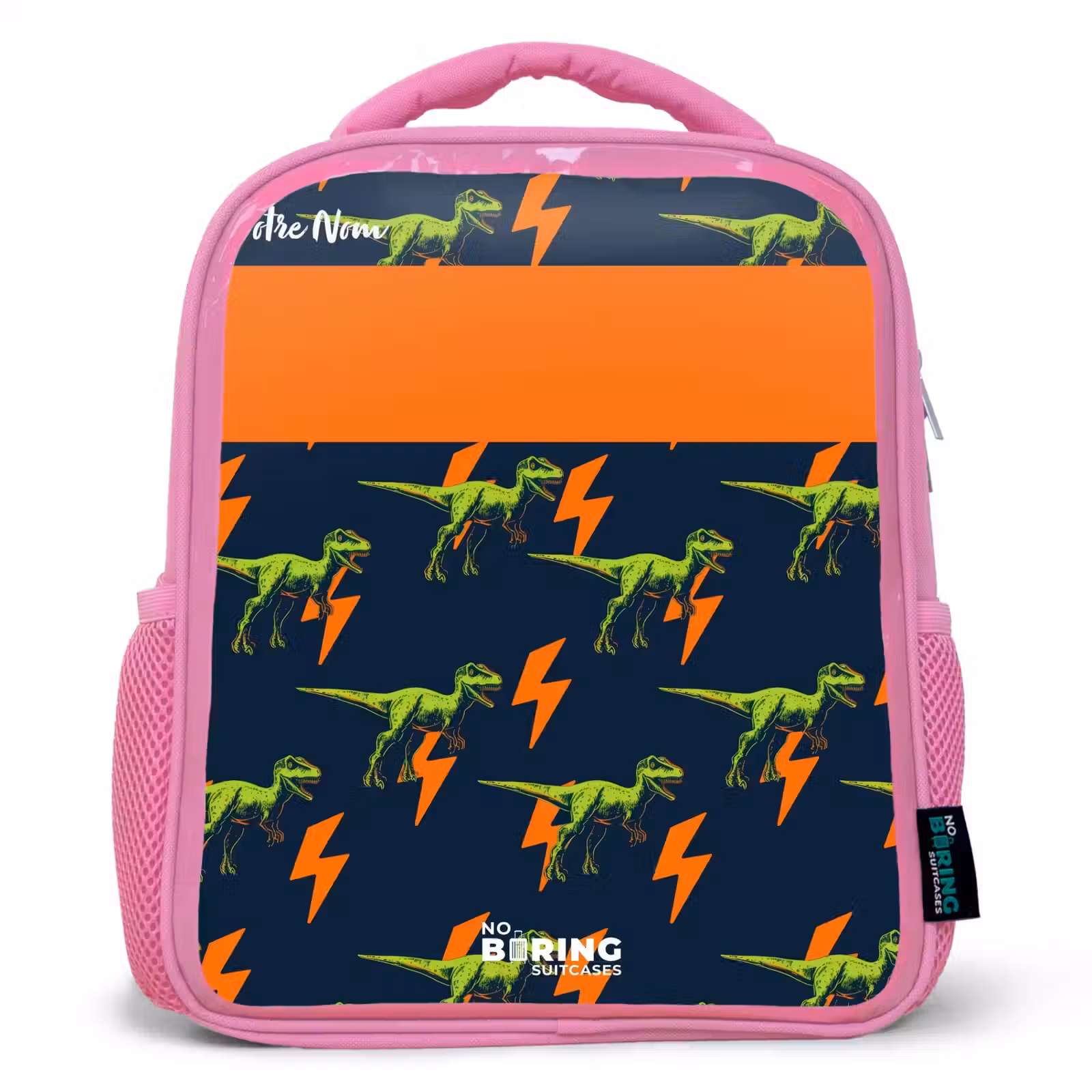 Enfant sac à dos - Rose - Dinos - Foudre - Animaux - Bleu — 1