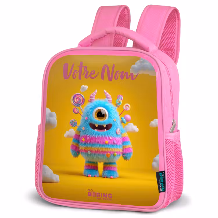 Enfant sac à dos - Rose - Bonbons - Monstre - Arc-en-ciel — 4