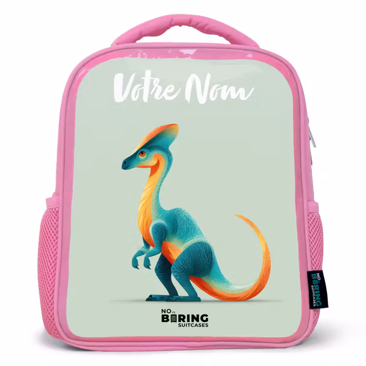 Enfant sac à dos - Rose - Dino - Bleu - Animal — 1