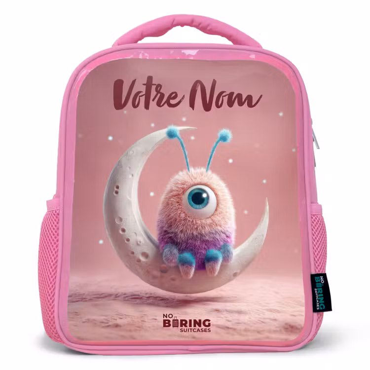 Enfant sac à dos - Rose - Fauteuil à bascule avec Fluffy Weasel — 1