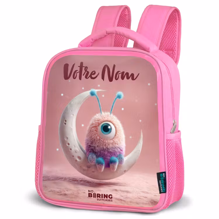 Enfant sac à dos - Rose - Fauteuil à bascule avec Fluffy Weasel — 4