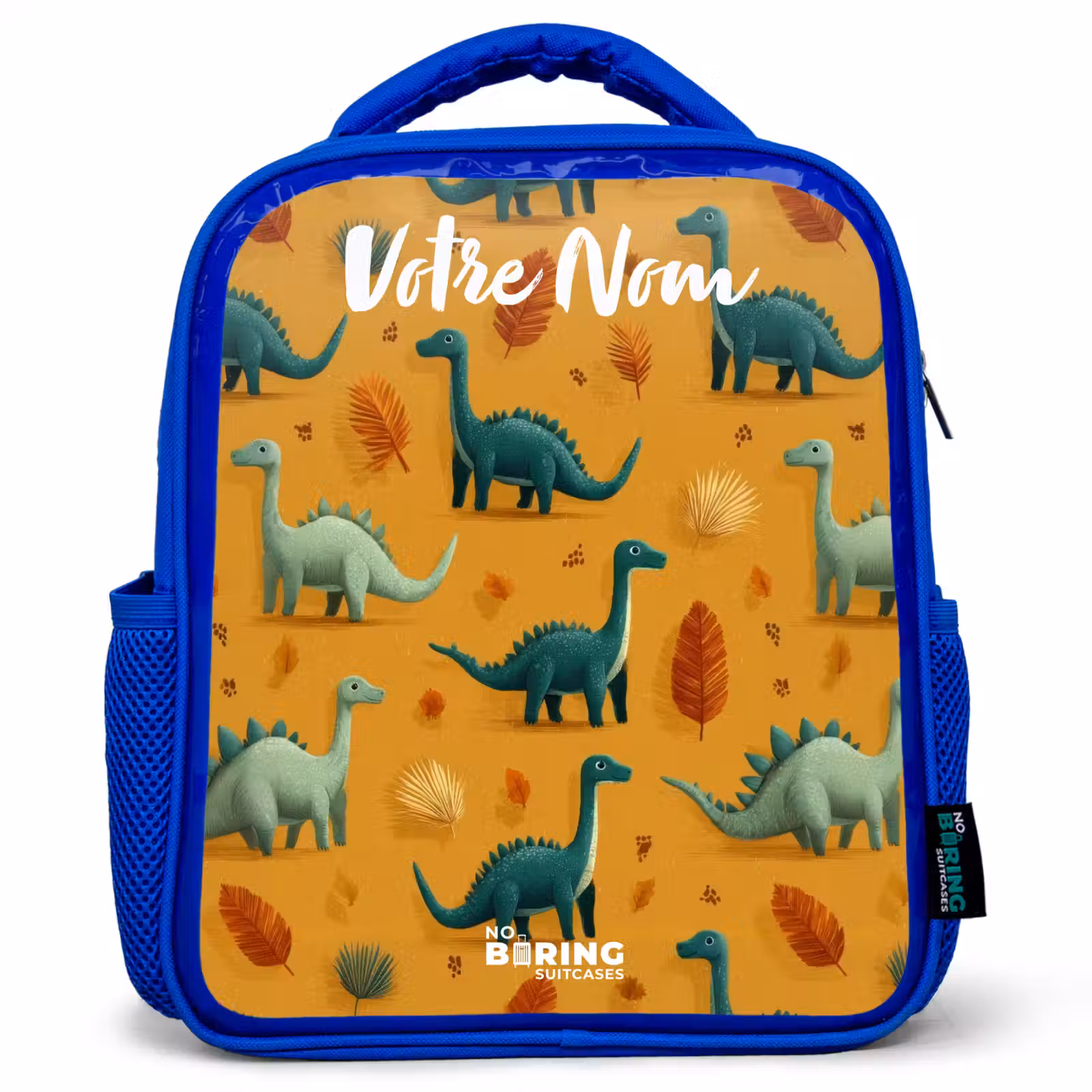 Sac à dos enfant - Bleu - Dino - Animaux - Motif — 1