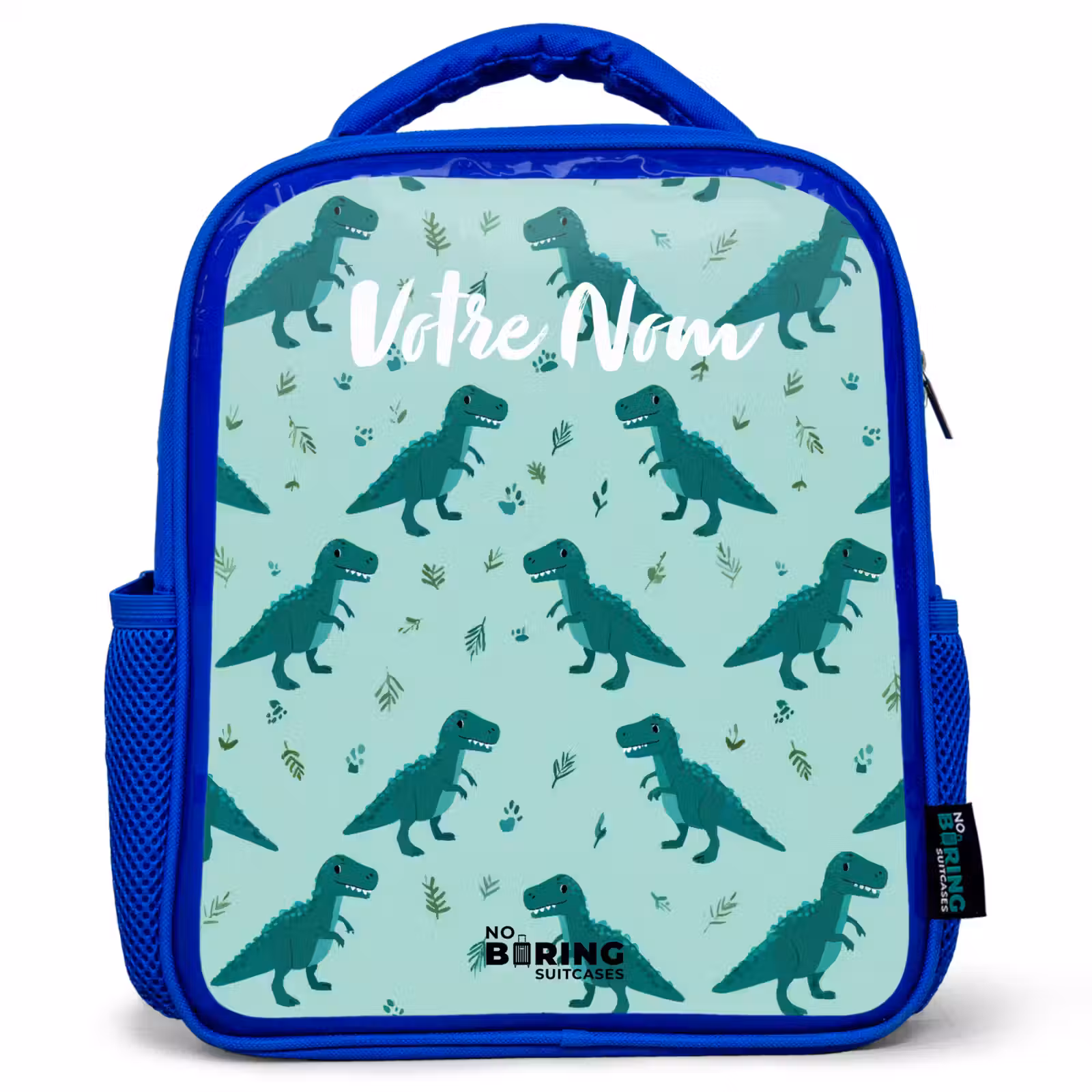 Sac à dos enfant - Bleu - Dinos - Motif - Vert — 1
