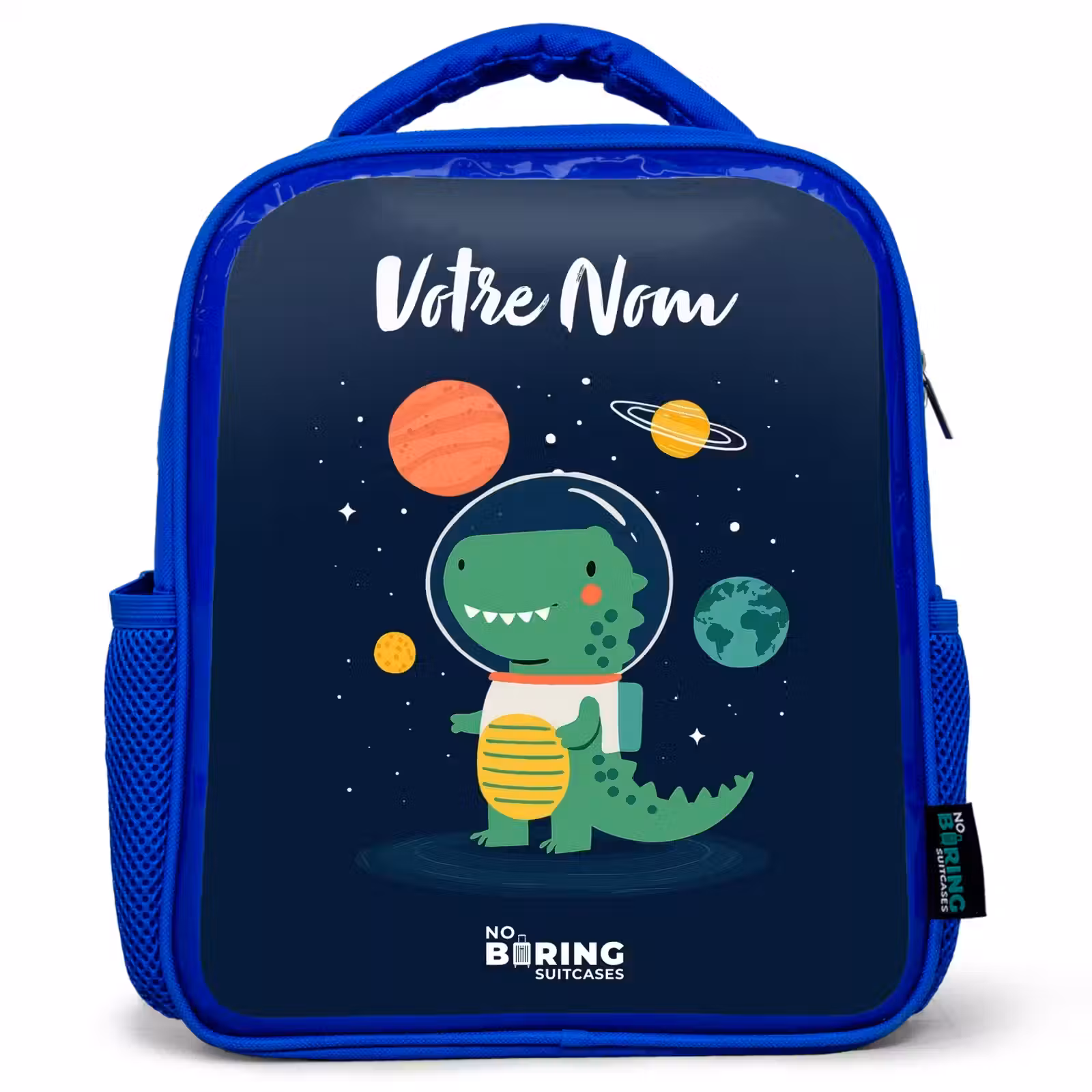 Sac à dos enfant - Bleu - Espace - Dino - Planètes - Étoiles — 1