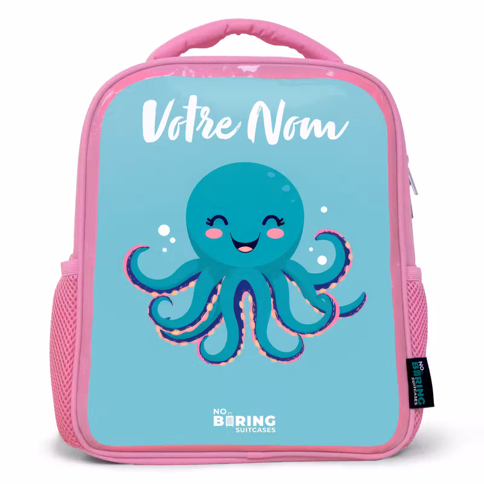 Enfant sac à dos - Rose - Pieuvre - Eau - Bleu — 1