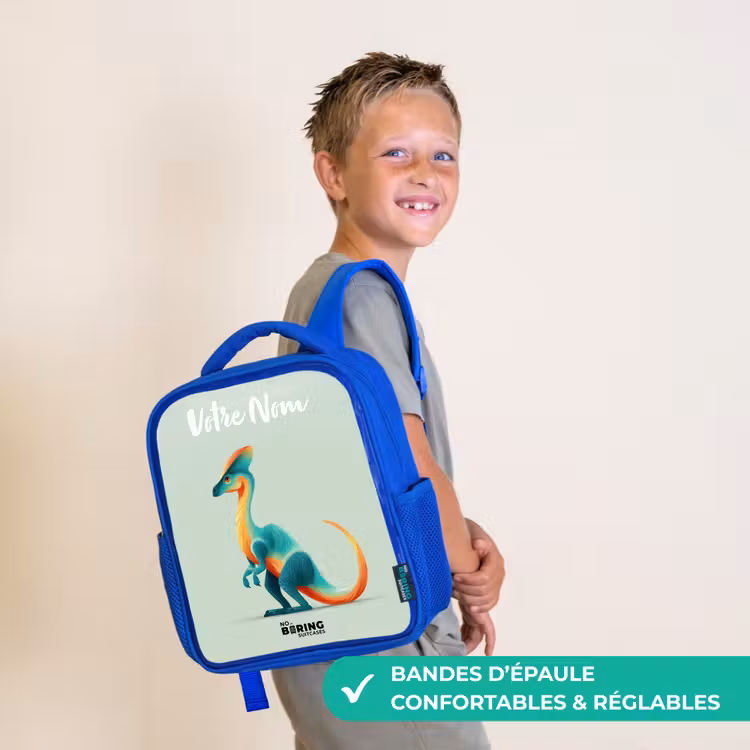 Sac à dos enfant - Bleu - Dino - Bleu - Animal — 4