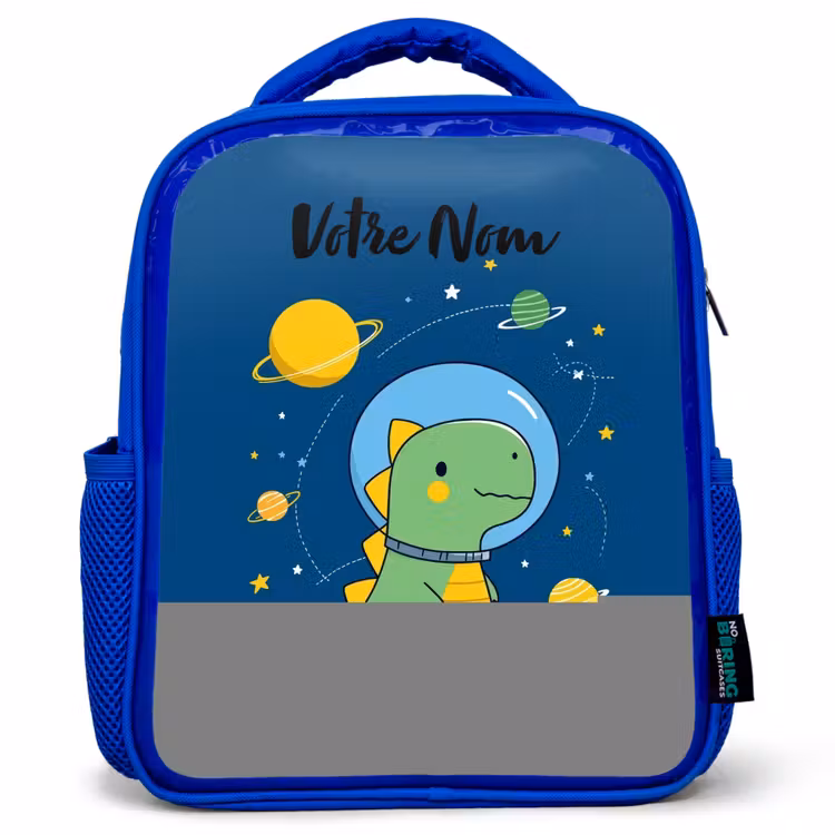 Sac à dos enfant - Bleu - Dino - Planète - Étoile - Bleu — 1