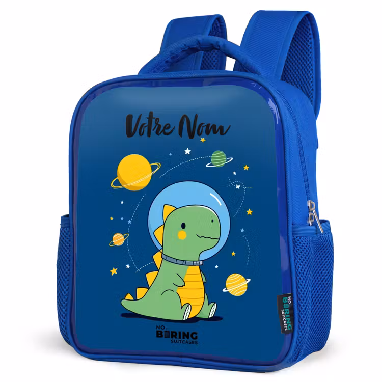 Sac à dos enfant - Bleu - Dino - Planète - Étoile - Bleu — 7