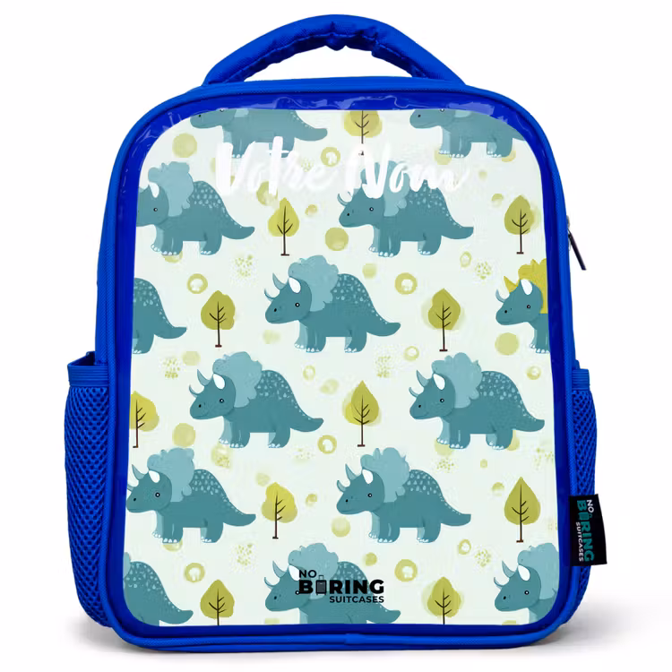 Sac à dos enfant - Bleu - Dinos - Motif - Nature — 1