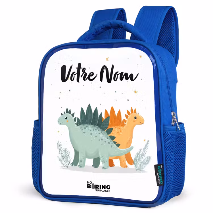 Sac à dos enfant - Bleu - Dinosaures - Animaux - Étoiles — 7