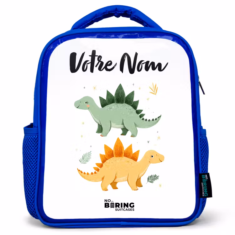 Sac à dos enfant - Bleu - Dinosaures - Animaux - Vert - Orange — 1