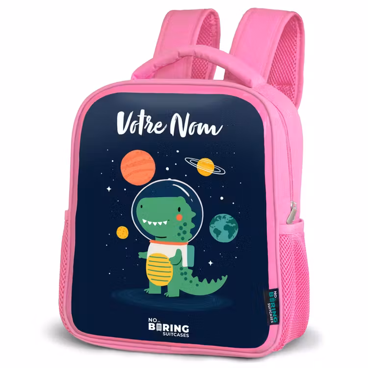 Enfant sac à dos - Rose - Espace - Dino - Planètes - Étoiles — 4