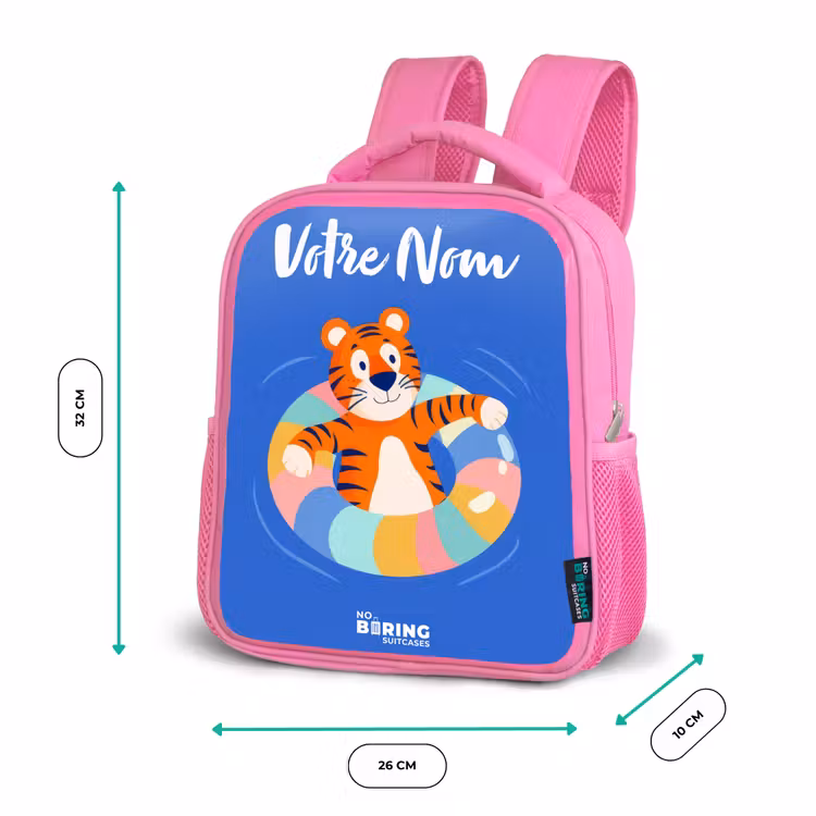 Enfant sac à dos - Rose - Tigre - Bandeau de natation - Eau — 3