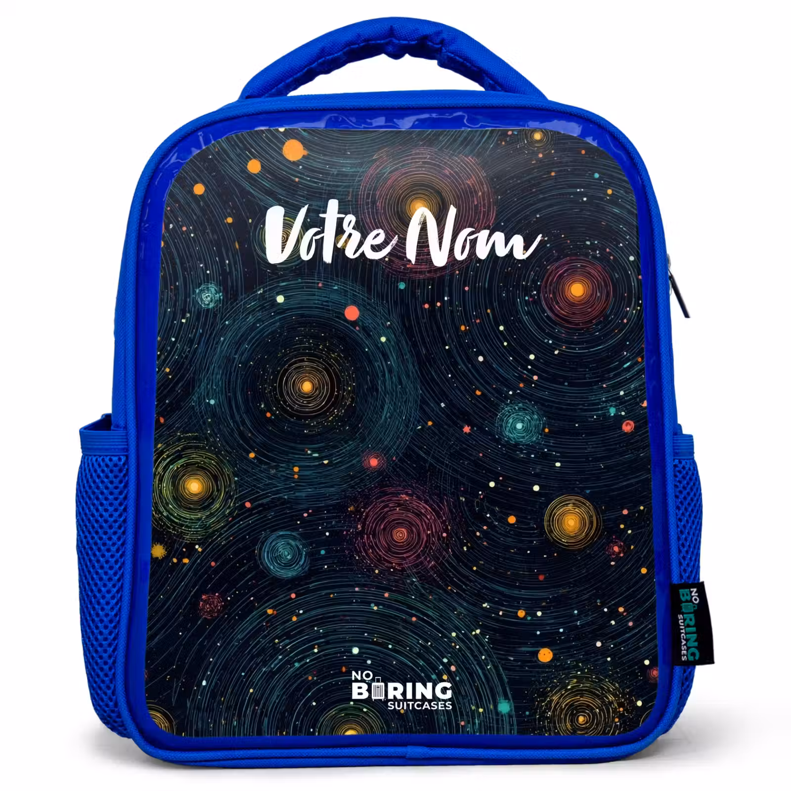Sac à dos enfant - Bleu - Étoiles - Planètes - Colorées — 1