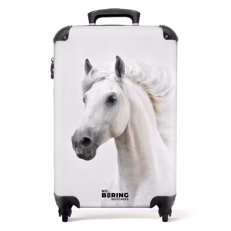 Valise - Cheval blanc à la crinière battante — 1