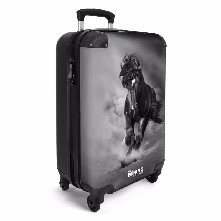 Valise - Cheval noir au galop — 2