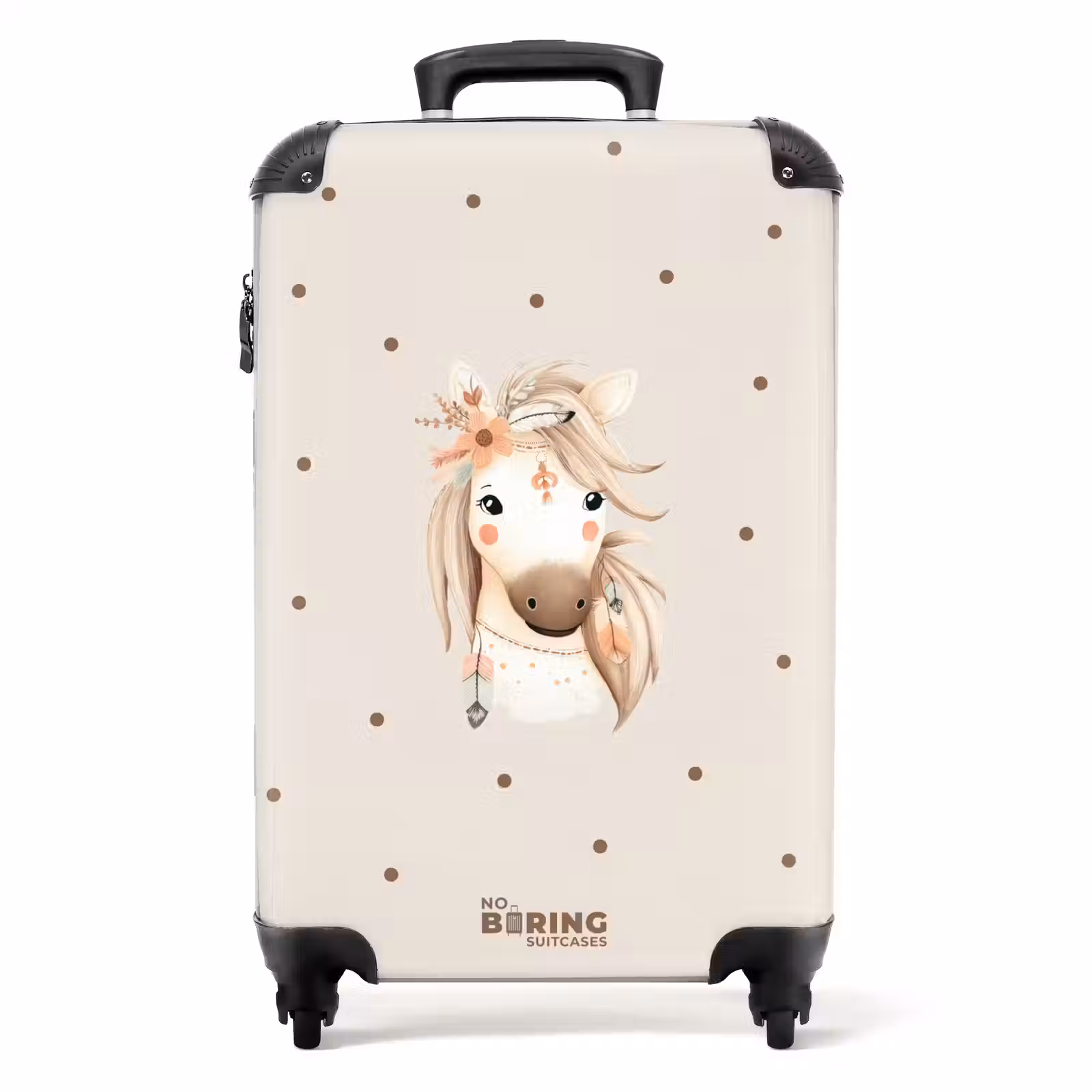 Valise - Cheval de bohème aux couleurs pastel — 1