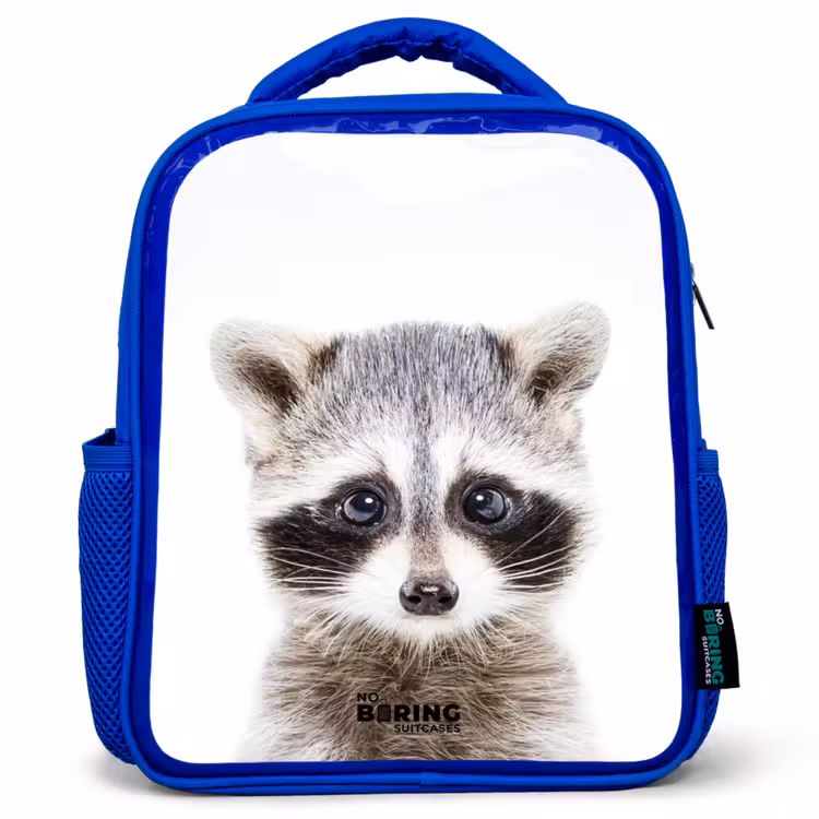 Sac à dos enfant - Bleu - Rachid Racoon — 1