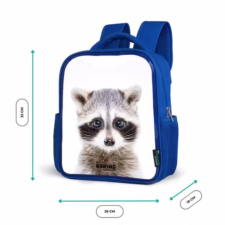 Sac à dos enfant - Bleu - Rachid Racoon — 6