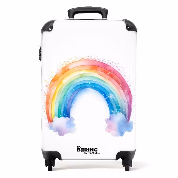 Valise - Arc-en-ciel à l'aquarelle — 1