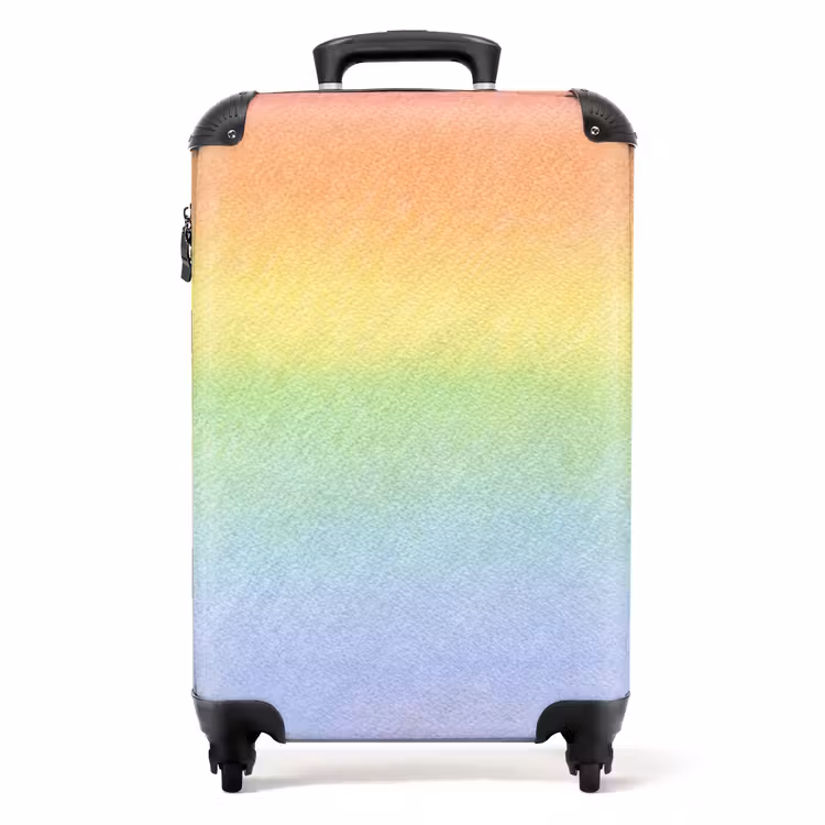 Valise - Arc-en-ciel pastel — 1