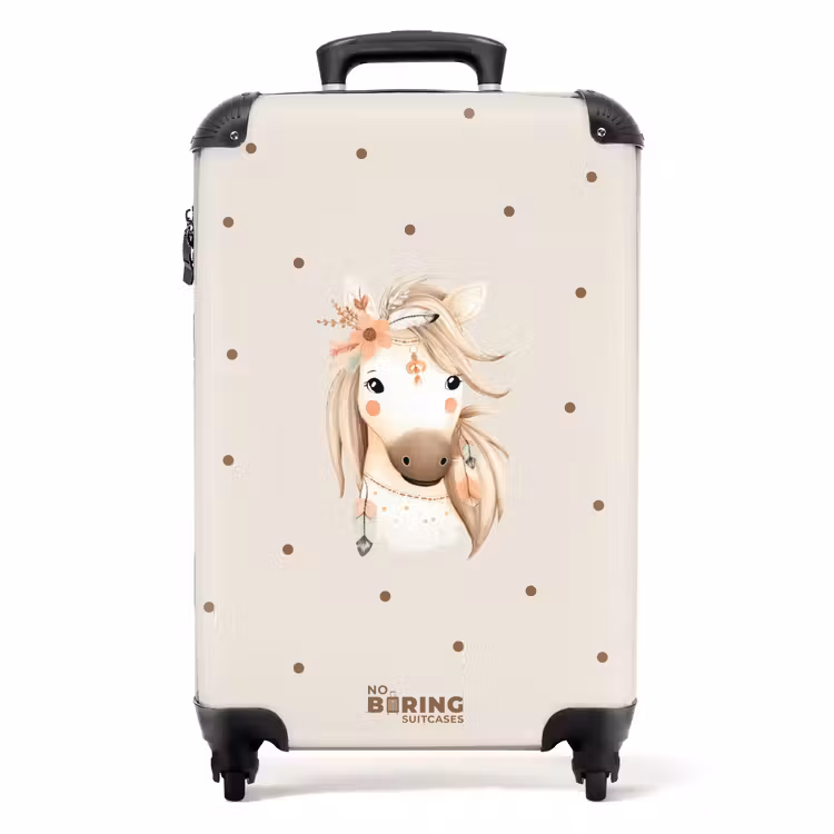 Valise - Cheval de bohème aux couleurs pastel — 1
