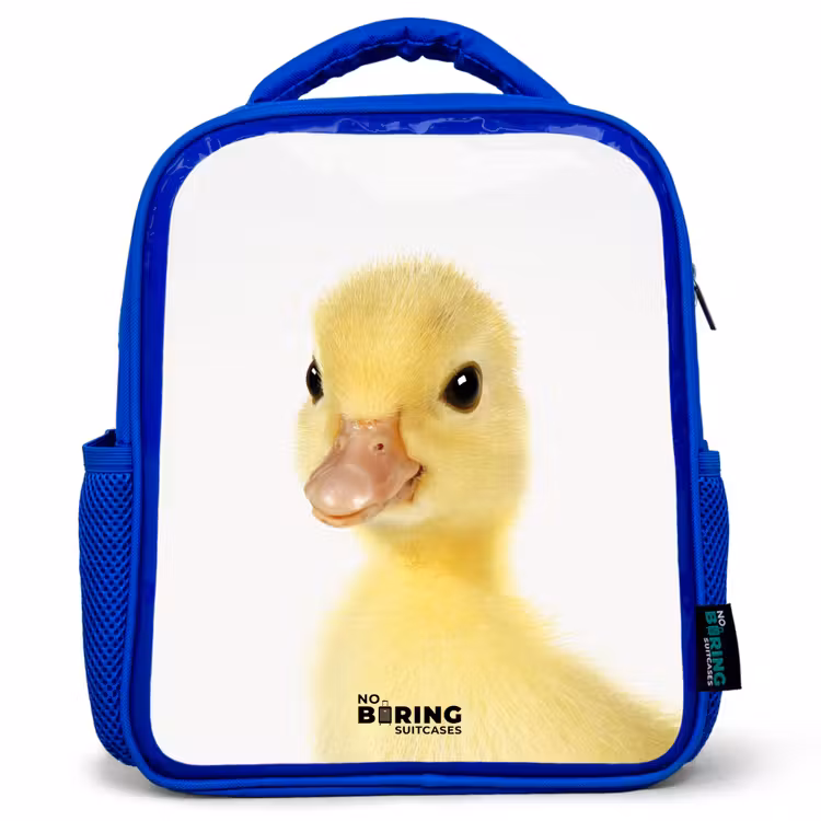 Sac à dos enfant - Bleu - Barry le canard en caoutchouc — 1