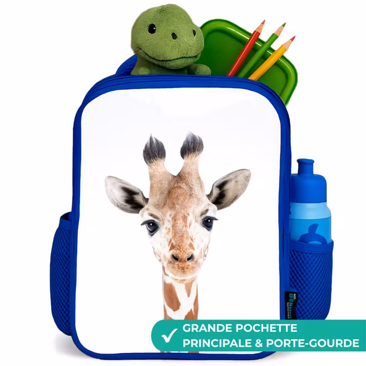 Sac à dos enfant - Bleu - Gerrie Girafe — 5