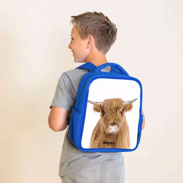Sac à dos enfant - Bleu - Halbe Hooglander — 2